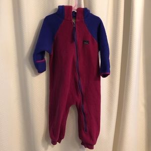Vintage L.L. Bean Infant Fleece One-Piece Suit